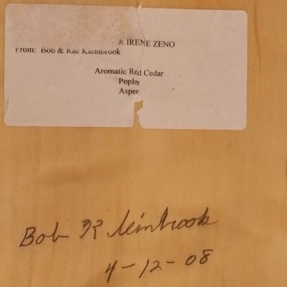 VINTAGE ‘08🌹 HANDCRAFTED RED CEDAR WOOD MOSAIC ROSE DESIGN INTARSIA WALL HANGING - Picture 5 of 5